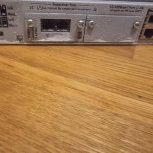 HP procurve switch 2524 (J4813A) with 100-FX SC transceiver (J4853A)