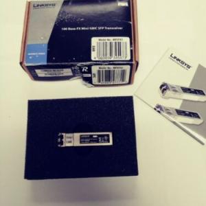 Linksys MFEFX1 100BASE-FX SFP mini GBIC transceiver cisco