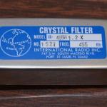 INRAD 455Khz IF FILTER FOR EEB's HP OPTION IN ICOM IC-R71A