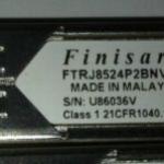 11x Finisar FTRJ8524P2BNV 4Gb Shortwave 850nm SFP Transceivers