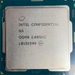 Intel Xeon e-2278g ES qqm6 e2278g CPU processor 2.6ghz 8-core 16mb LGA 1151