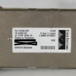 Cisco X2-10GB-SR 10-2205-02 WM0TCBDAAA SFP Transceiver Module