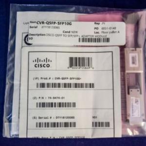 NEW SEALED CVR-QSFP-SFP10G Cisco 40G QSFP+ to 10G SFP+ Adapter  74-9474-01