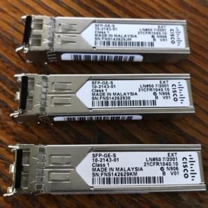Cisco Gigabit SFP Optical Transceiver  SFP-GE-S