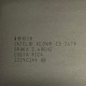 Lof of 14 Intel Xeon E5-2670 SR0KX