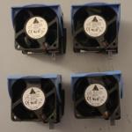 Set of 4 Dell PowerEdge 2850 Server Fan 60mm*38mm H2401 W5451 0H2401 0W5451